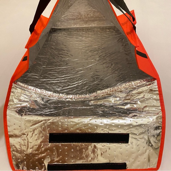 DoorDash Insulated Hot Pizza Bag Red With Handles 19” X 19” X 5” - Picture 4 of 8